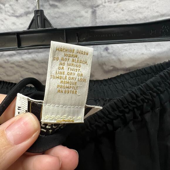 VTG Victorias Secret Collection 2pc Set Sheer Pants Red Floral Size M Tunic - Picture 9 of 11